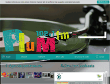 Tablet Screenshot of plumfm.net